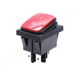 Кнопка KCD2-4-2 з підсвіткою IP65(червона)
